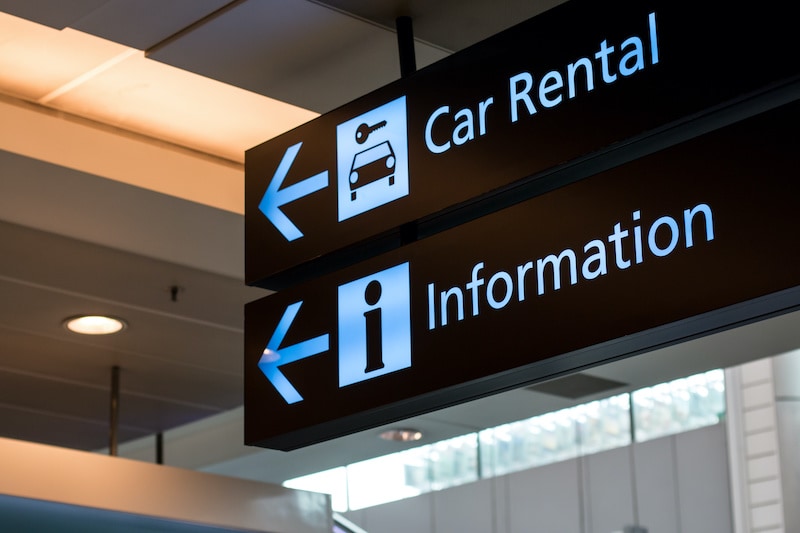 airport rental center