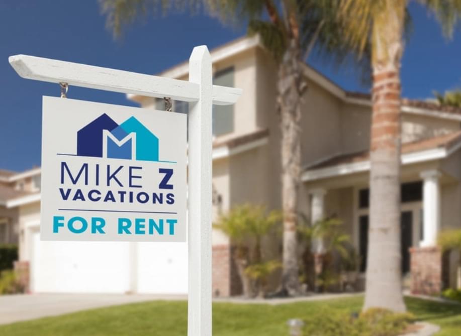 Mike Z vacation rental sign